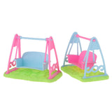 Max 1/12 Dollhouse Miniature Furniture Garden Swing Seat High Quality Plastic