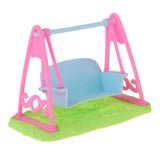 Max 1/12 Dollhouse Miniature Furniture Garden Swing Seat High Quality Plastic