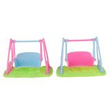 Max 1/12 Dollhouse Miniature Furniture Garden Swing Seat High Quality Plastic