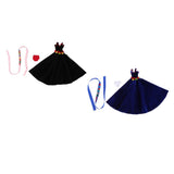 Max Stylish Party Costume Flannel Evening Dress Gown For Blythe Doll Dark Blue