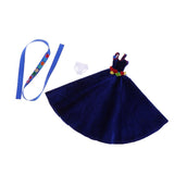 Max Stylish Party Costume Flannel Evening Dress Gown For Blythe Doll Dark Blue