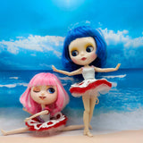 Max Lovely Doll Ballet Dress Suit Jumpsuit & Skirt for Blythe Doll Clothes Accs