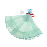 Max 1/6 Trendy V-neck Beach Gauzy Dress Green for Blythe Doll Dress Up Accessory