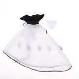 Max 1/6 Trendy Irregular Gauzy Dress Black White for Blythe Doll Dress Up Accs