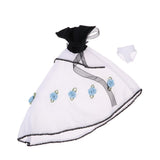 Max 1/6 Trendy Irregular Gauzy Dress Black White for Blythe Doll Dress Up Accs
