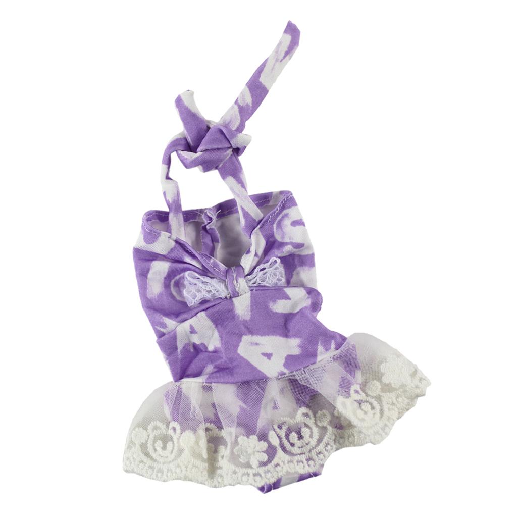 Max 14.5inch Dolls Clothes Printed Strap Swimsuit Swimwear for Wellie Wishers