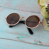 Max 1/6 BJD Doll Eyegalsses Eyewear Golden Frame for Blythe  Dolls Brown