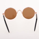 Max 1/6 BJD Doll Eyegalsses Eyewear Golden Frame for Blythe  Dolls Brown