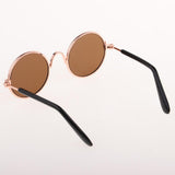 Max 1/6 BJD Doll Eyegalsses Eyewear Golden Frame for Blythe  Dolls Brown