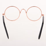 Max 1/6 BJD Doll Eyegalsses Eyewear Golden Frame for Blythe  Dolls Clear