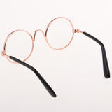 Max 1/6 BJD Doll Eyegalsses Eyewear Golden Frame for Blythe  Dolls Clear