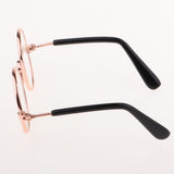 Max 1/6 BJD Doll Eyegalsses Eyewear Golden Frame for Blythe  Dolls Clear