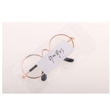 Max 1/6 BJD Doll Eyegalsses Eyewear Golden Frame for Blythe  Dolls Clear
