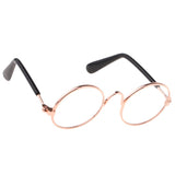 Max 1/6 BJD Doll Eyegalsses Eyewear Golden Frame for Blythe  Dolls Clear