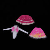 Max Lovely Doll Clothes Set for Blythe Girl Doll Dress up Accessory Rose Red