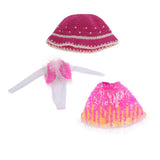 Max Lovely Doll Clothes Set for Blythe Girl Doll Dress up Accessory Rose Red