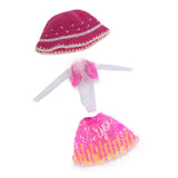 Max Lovely Doll Clothes Set for Blythe Girl Doll Dress up Accessory Rose Red