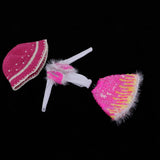 Max Lovely Doll Clothes Set for Blythe Girl Doll Dress up Accessory Rose Red