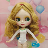 Max Lovely Doll Clothes Set for Blythe Girl Doll Dress up Accessory Yellow