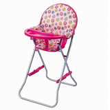 Max Lifelike Baby High Chair Model for Simulation Doll Furniture Playset Toy