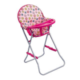 Max Lifelike Baby High Chair Model for Simulation Doll Furniture Playset Toy