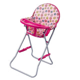 Max Lifelike Baby High Chair Model for Simulation Doll Furniture Playset Toy