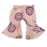 Max 18'' Girl Doll Off-shoulder Bell Bottoms Set For Dolls Purple