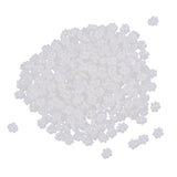 Max 300pcs Doll Clothing Accessories DIY Doll Mini Nylon Tiny Buttons  White