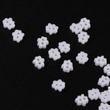 Max 300pcs Doll Clothing Accessories DIY Doll Mini Nylon Tiny Buttons  White