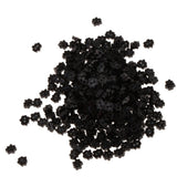 Max 300pcs Doll Clothing Accessories DIY Doll Mini Nylon Tiny Buttons  Black