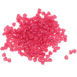 Max 300pcs Heart Shapes Mini Buttons BJD Doll Clothes Accessories 4mm Rose Red