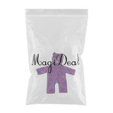 Max Cute Rompers Pajamas Nighgown for 18inch Dolls Clothes Purple