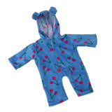 Max 18inch Baby Doll Outfit Stripe Printed Pajama Rompers for Doll