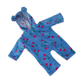 Max 18inch Baby Doll Outfit Stripe Printed Pajama Rompers for Doll