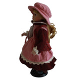 Max 16inch Lovely Victorian Porcelain Doll Collectibles With Display Holder Toys