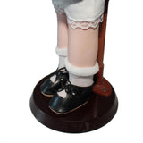 Max 16inch Lovely Victorian Porcelain Doll Collectibles With Display Holder Toys