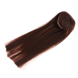 Max 1/4 BJD Full Wigs Long Straight Synthetic Hair for Dollfie DIY Custom Coffee
