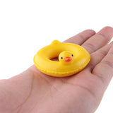 Max 1/12 Dollhouse Miniature Resin Duck Swim Rings Swimming Laps Lifebelt Accs