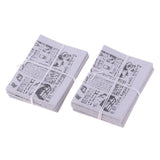 Max 1/12 Dollhouse Miniature 2 Bundles of Newspapers Model Bookshelf Accessories