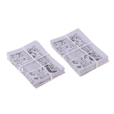 Max 1/12 Dollhouse Miniature 2 Bundles of Newspapers Model Bookshelf Accessories