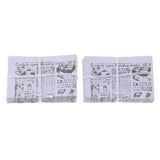 Max 1/12 Dollhouse Miniature 2 Bundles of Newspapers Model Bookshelf Accessories