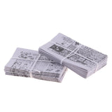 Max 1/12 Dollhouse Miniature 2 Bundles of Newspapers Model Bookshelf Accessories