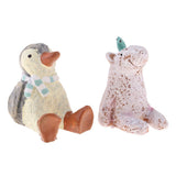 Max 1:12 Dollhouse Miniature Animals Home Ornaments Penguin + Polar Bear