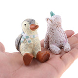 Max 1:12 Dollhouse Miniature Animals Home Ornaments Penguin + Polar Bear
