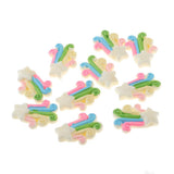 Max Cute Resin Miniature Craft Fairy Garden Ornament Moss Decor Star Rainbow