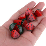 Max 10pcs Simulation Fake Fruit Toys for 1/12 Dollhouse Kitchen Decor Watermelon