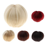 Max Fashion Male Doll Wig Short Hair DIY Making for 1/3 BJD Doll Accs Chocolate