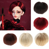 Max Fashion Male Doll Wig Short Hair DIY Making for 1/3 BJD Doll Accs Chocolate