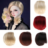 Max Fashion Male Doll Wig Short Hair DIY Making for 1/3 BJD Doll Accs Chocolate