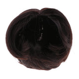 Max Fashion Male Doll Wig Short Hair DIY Making for 1/3 BJD Doll Accs Chocolate